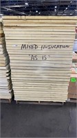 1 Pallet of 34 Mixed Size Depth Insulation P