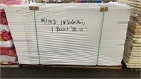 1 Pallet of 28 Mixed Size Insulation Pieces **AS