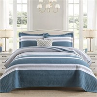 (ONLY COMES WITH THE SHEET) Finlonte Blue Quilt Ki