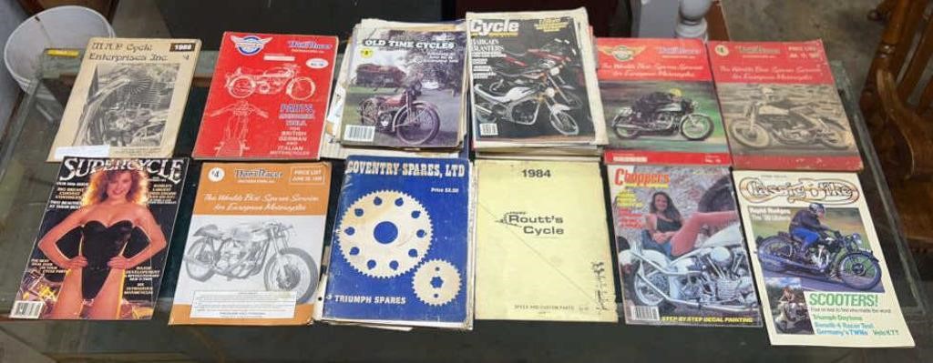 Vintage Motorcycle Magazines & Books