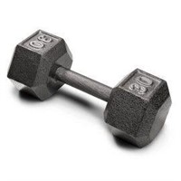 Weider 30 Lb Cast Iron Hex Dumbbell