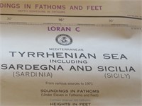 Sardinia & Sicily Tyrhenian Sea Nautical Map