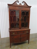 A Sheraton Revival Glazed Cabinet | Circa 1940