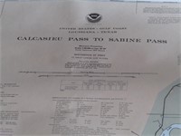 Calcasieu Pass to Sabine Pass Nautical Map