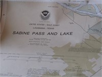 Nautical Map Sabine Pass & Lake 40th Ed