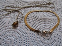 Tiger Eye Necklace & Bracelet