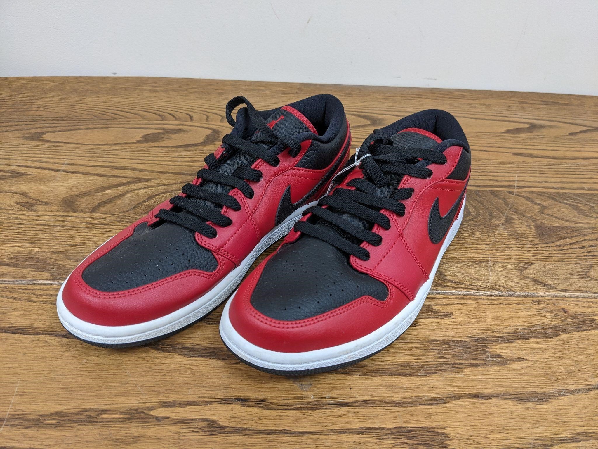 Nike Air Jordan 1 Low Reverse Bred SZ 8