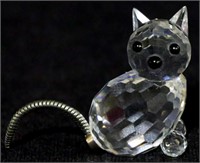 Swarovski cat figure