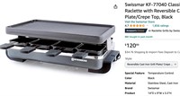 Swissmar Raclette with Reversible Cast Iron Grill