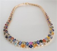 Oscar Friedman Sapphire necklace APP $45,815