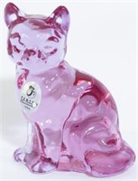 Fenton glass cat 4" figure