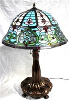 Stained Glass Lamp 30" Tall