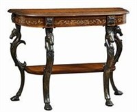Powell Masterpiece console with horse heads