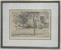 Whistler's House in London original etching