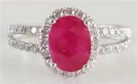 Aaron Gottlieb RARE Burmese Ruby ring APP $10,343