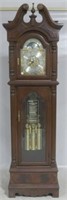 Bulova mahogany grandfather clock