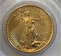 1992 1/10 oz $5 GOLD GEM