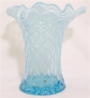 Jefferson Diamond Oval Thumbprint swung vase