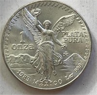 1983 Libertad 1OZ Silver Round Gem
