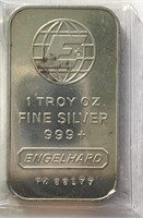1oz Engelhard Silver Bar