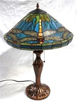 Stained Glass Lamp 25" Tall