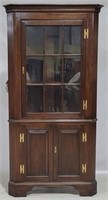 Henkel Harris Mahogany corner cabinet