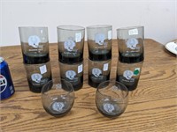 10 VTG Baltimore Colts Drinking Glasses