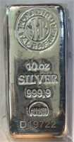 10oz Silver Bar .999