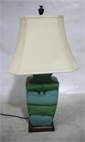 Stylecraft drip glaze 31" table lamp