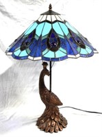 Stained Glass Lamp 28" Tall