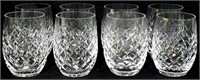 8 Waterford Powerscourt 10oz flat tumblers