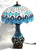 Stained Glass Lamp 28" Tall
