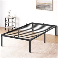 GAOMON Twin Bed Frame with Storage 14 Inch Metal