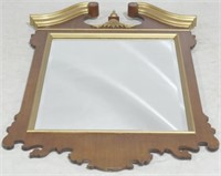 Chippendale mahogany wall mirror
