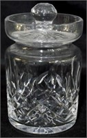 Waterford crystal lidded jar