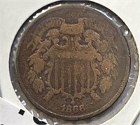 1866 2 Cent