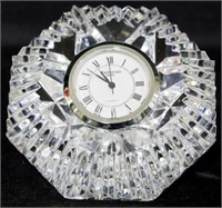 Waterford crystal prism clock paperweight