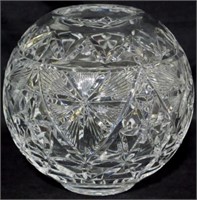 Waterford crystal ball vase