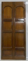 Architectural carved wood door, 80.5 x 34.5