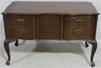 Vintage Queen Anne mahogany chest