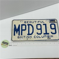 BC license plate