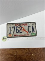 Maine - vacationland license plate - lobster