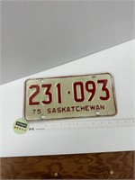 Saskatchewan license plate