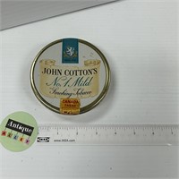 John Cotton’s tobacco tin