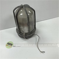 Heavy light fixture - metal and glass