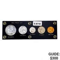 1954 US Proof Mint Set [5 Coins]
