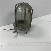 Heavy light fixture - metal and glass
