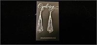 Jewelry Lot, SS Long Earrings with CZ