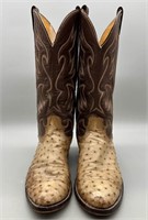 Nacona Ostrich Western / Cowboy Boots, 
Size 8.5D