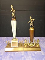 Women's bowling trophies